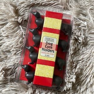 DACHSHUND DOG CORN HOLDERS 4 SETS NIB